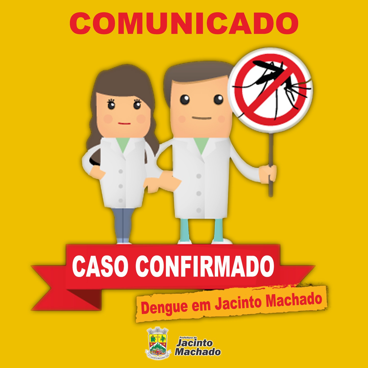 Jacinto Machado registra primeiro caso de Dengue