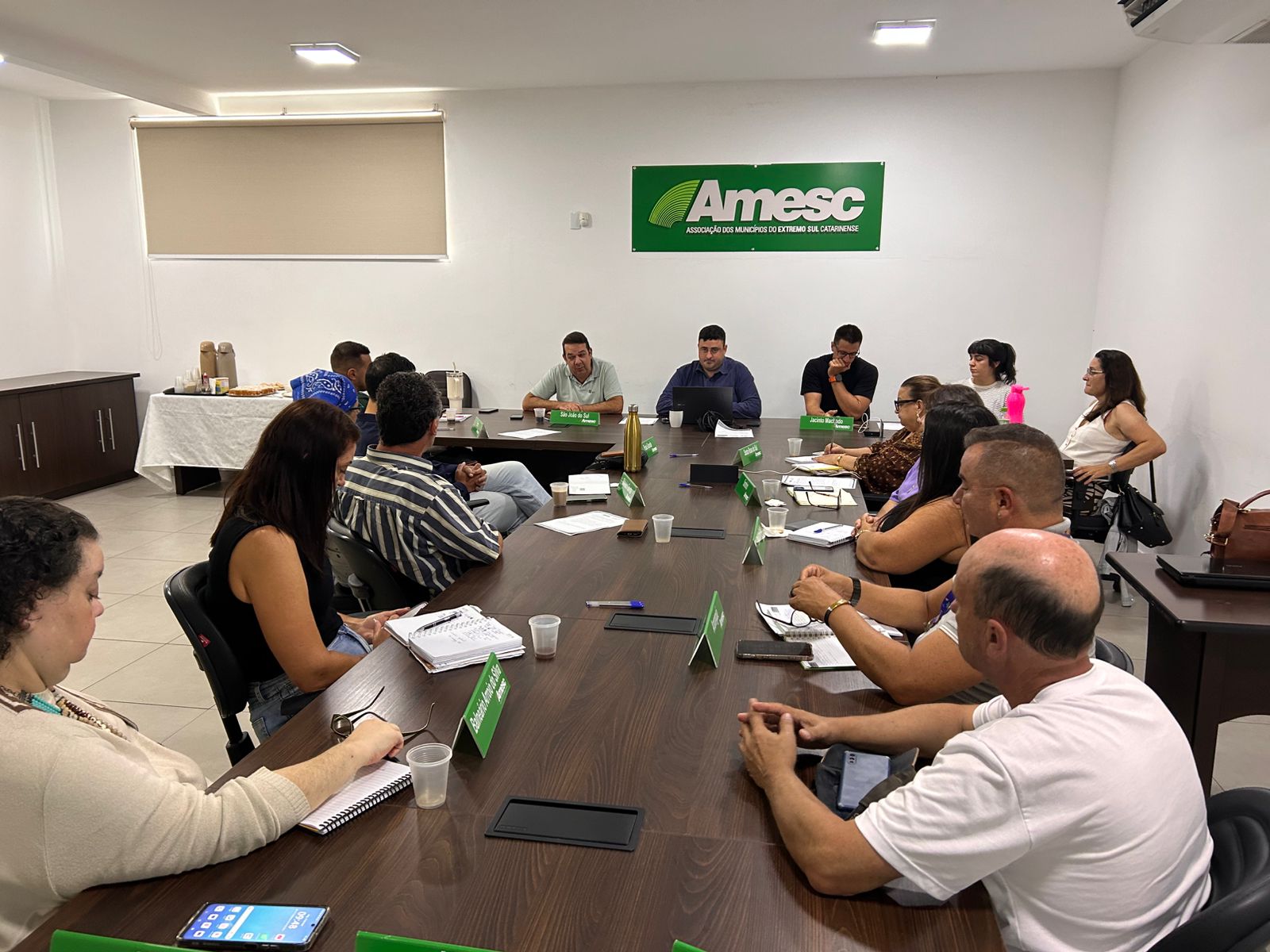 Colegiados de Turismo e Cultura da AMESC apresentam demandas regionais ao presidente da associação