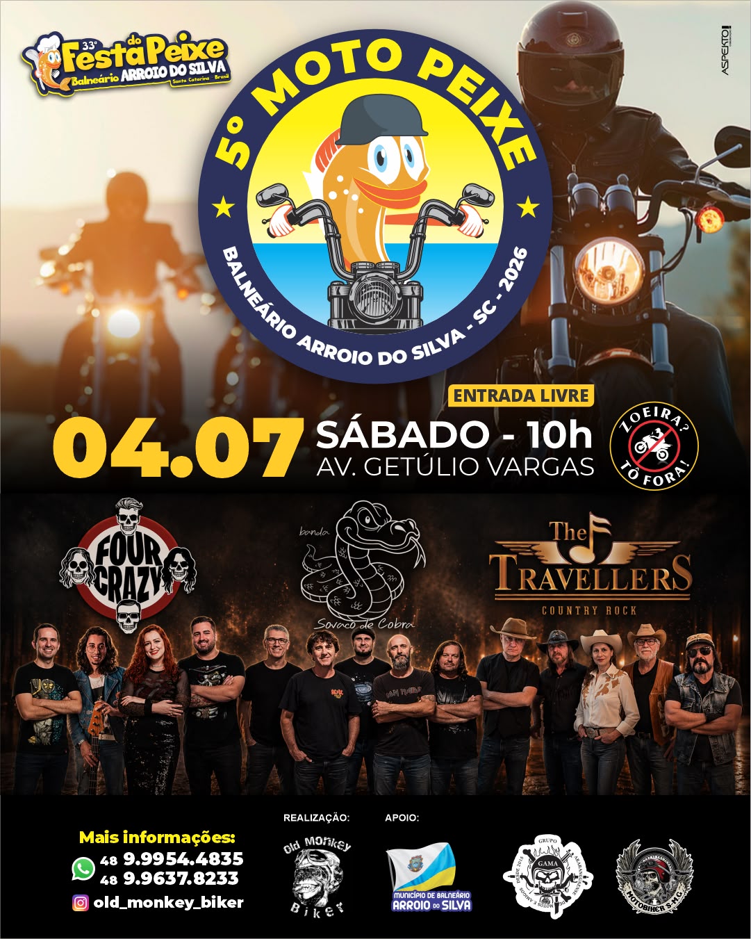 Vem aí mais uma edição de sucesso do Moto Peixe